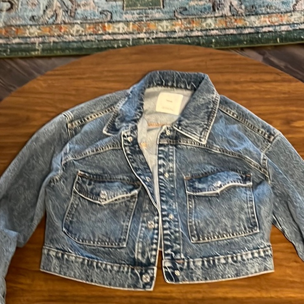 Mango Light Blue Denim Jacket - image 1